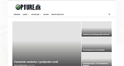 Desktop Screenshot of opture.dk